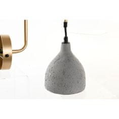 DKD Home Decor Stenska svetilka DKD Home Decor 14 x 27 x 26 cm Kovinski cement Temno siva 220 V 50 W Moderno (2 enoti)