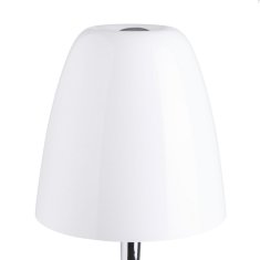 BigBuy Namizna svetilka Crystal Metal Silver 28 x 28 x 56 cm