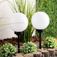 LUMILED Solarna vrtna svetilka LED do zeme ATRIS 20cm