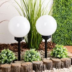 LUMILED Solarna vrtna svetilka LED do zeme ATRIS 20cm