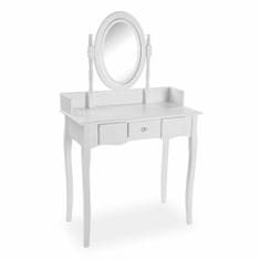 Versa Komoda Versa White Wood Crystal 40 x 78 x 128 cm