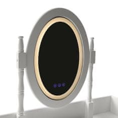 Versa Komoda Versa White Wood Crystal 40 x 78 x 128 cm