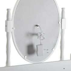 Versa Komoda Versa White Wood Crystal 40 x 78 x 128 cm
