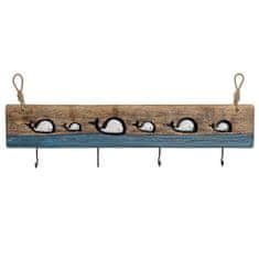 DKD Home Decor Stenski obešalnik za plašče DKD Home Decor Kovinski les (85 x 4 x 33 cm)