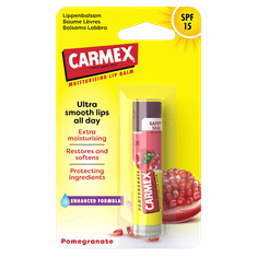 Carmex Pomegranate negovalen balzam za ustnice v stiku, ZF 15, 4,25 g