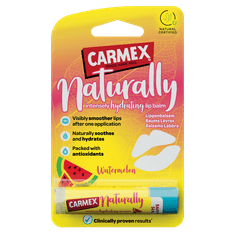 Carmex Naturally Watermelon naravni balzam za ustnice v stiku, 4,25 g