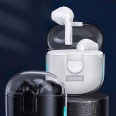 Lenovo Slušalke Bluetooth za v uho LP12 SinglePoint TWS, bele