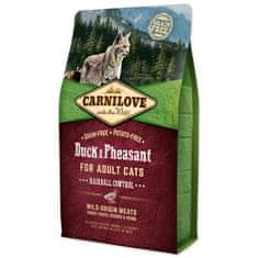 Carnilove CARNILOVE Duck and Pheasant Adult Cats Hairball Control 2 kg