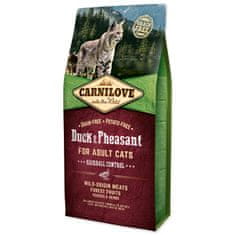 Carnilove CARNILOVE Duck and Pheasant Adult Cats Hairball Control 6 kg
