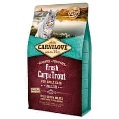 Carnilove CARNILOVE Fresh Carp & Trout Sterilised for Adult cats 2 kg