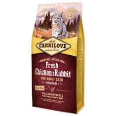 Carnilove CARNILOVE Fresh Chicken & Rabbit Gourmand for Adult cats 6 kg