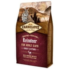 Carnilove CARNILOVE Reindeer Adult Cats Energy and Outdoor 2 kg