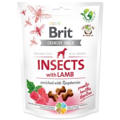 Brit Brit Care Dog Crunchy Cracker. Insects with Lamb enriched with Raspberries 200 g