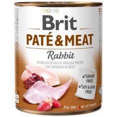 Brit Konzerva BRIT Paté & Meat Rabbit 800 g