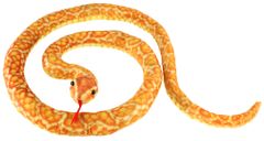 Teddies Plišasta kača, 200 cm, oranžno rumena