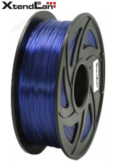 XtendLan PETG filament 1,75 mm prozorno moder 1kg