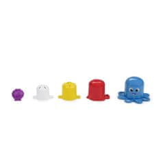 Baby Einstein Opusove skodelice Stack &amp; Stream komplet 5 skodelic 3m+