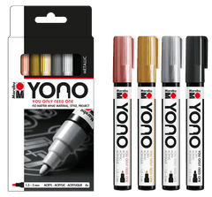 Marabu Flomastri akrilni Marabu Yono kovinski. 4/1