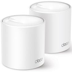 TP-Link Deco X60 V3.20 AX5400 dostopna točka, WiFi 6, 2 kosa (DECO X60(2-PACK))