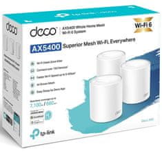 TP-Link Deco X60 V3.20 AX5400 dostopna točka, WiFi 6, 3 kosi (DECO X60 (3-PACK))