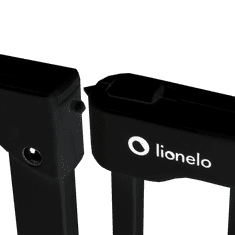 Lionelo TRUUS SLIM otroška ograja, črna