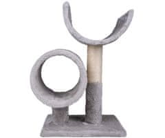 PET Toys mačje drevo in praskalnik za mačke, 50x29x33cm, 2 nivoja - odprta embalaža