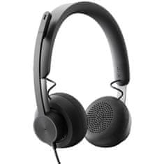 Logitech Zone Wired UC slušalke z mikrofonom, USB, črne (981-000875)