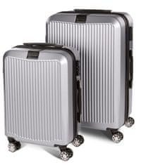 2-delni set potovalnih kovčkov Carbon Series, siv