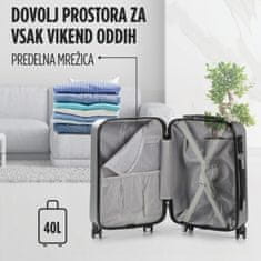 Carbon Series potovalni kovček, moder, 40 l