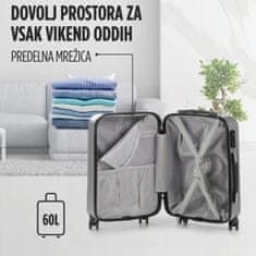 Carbon Series potovalni kovček, moder, 60 l