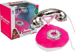 Lean-toys Puhast roza telefon za otroke