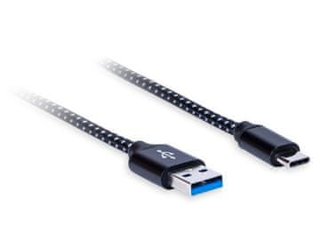 shumee Kabel USB-C (M) - USB 3.0 A (M), dolžina: 1,8 m AQ Premium