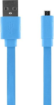 Bigben Bigben CABLEFLAT20MICBL - Mikro USB kabel 2,1 A, dolžine 20 cm.
