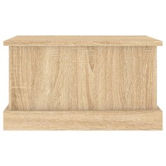 Vidaxl Škatla za shranjevanje iz hrasta sonoma 50x30x28 cm inženirski les