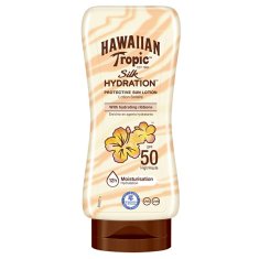 Hawaiian Tropic Vlažilna krema za porjavitev Silk Hydration SPF 50 ( Protective Sun Lotion) 180 ml