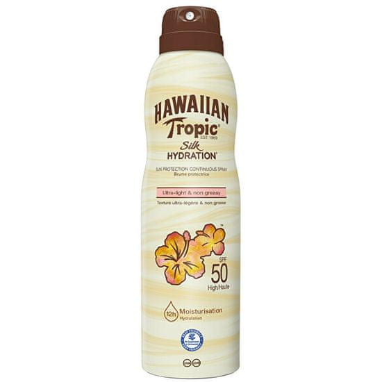 Hawaiian Tropic Silk Hydration Spray SPF 50 ( Sun Protection Continuous Spray) 220 ml