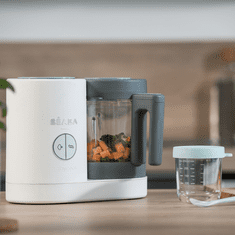 Beaba Parni kuhalnik + mešalnik BABYCOOK Neo Grey White