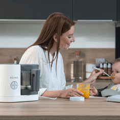 Beaba Parni kuhalnik + mešalnik BABYCOOK Neo Grey White