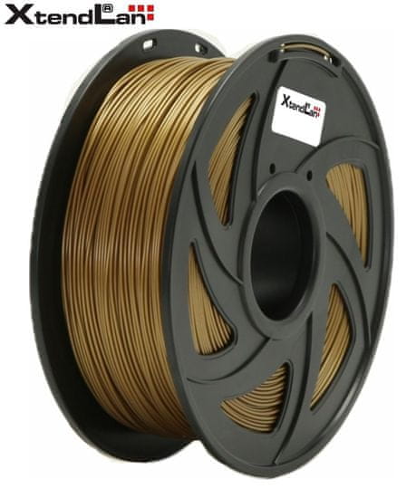 XtendLan PETG filament 1,75 mm zlato 1 kg