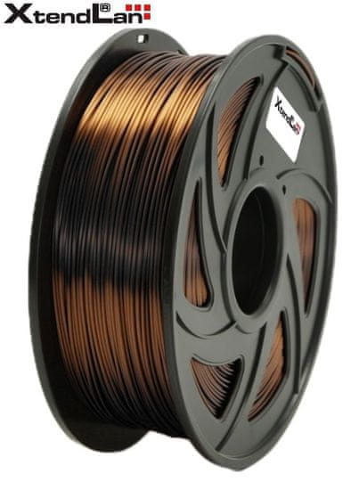 XtendLan PETG filament 1,75 mm bakrene barve 1 kg