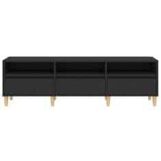 Vidaxl TV omarica črna 150x30x44,5 cm inženirski les