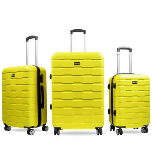 Aga Travel Set potovalnih kovčkov MR4658 Rumena