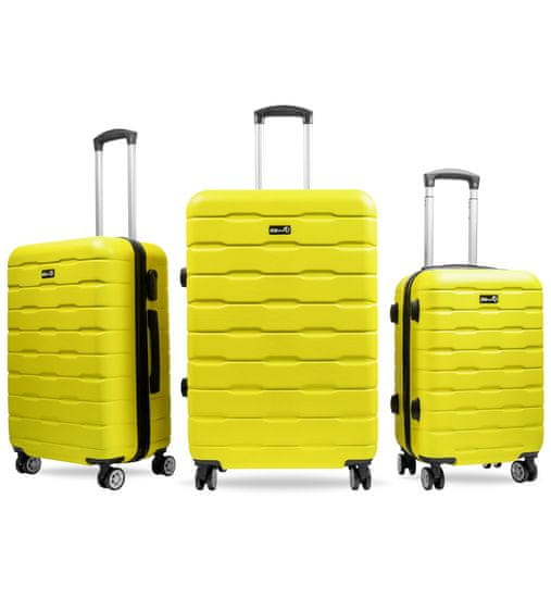 Aga Travel Komplet potovalnih kovčkov MR4658 Rumena