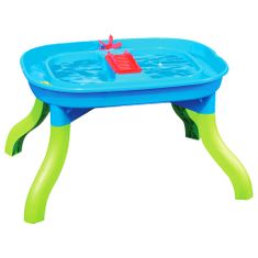 Vidaxl Otroška miza za pesek in vodo 3 v 1 67,5x52x38 cm polipropilen