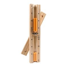 Topsauna Savna set - vedro 4L, zajemalka, termometer z higrometrom, peščena ura, Bor