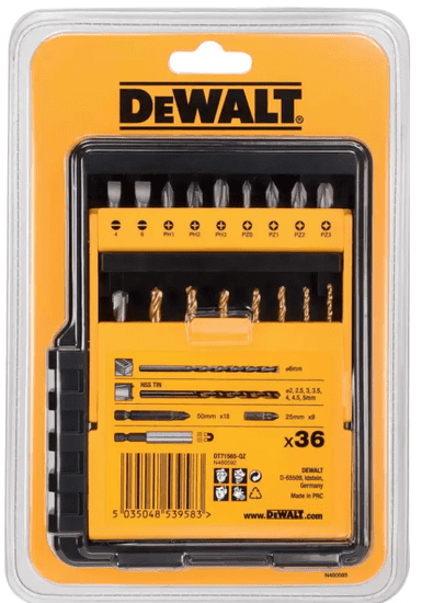 DeWalt DT71565 36-delni set vijačnih nastavkov
