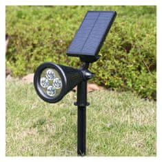  LED solarna vrtna svetilka 2W 120lm 60° IP65 1 kom