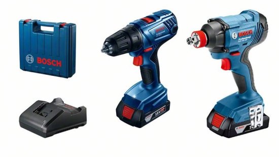 BOSCH Professional udarni vijačnik GDX 180-LI + akum. udarni vrtalni vijačnik GSR 180-LI (06019G5222)