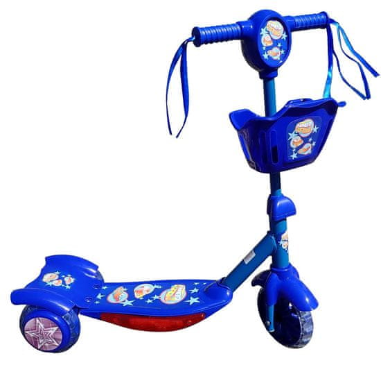 Skuter - tricikel modri