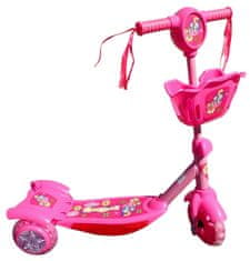 Kubisport Skuter - tricikel roza